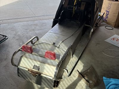 ISO trail sled seat