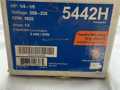 RESCUE 5442H 42Fr Multi-HP Condenser Fan Motor 208-230V 1625 RPM EZ-FIT Mounting