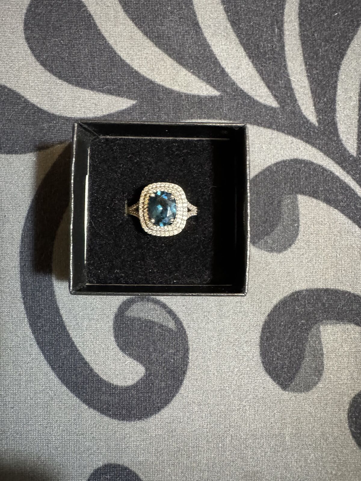 London Blue Topaz Ring 925