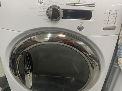 GE Front Load Washer and Electric Dryer Set - White