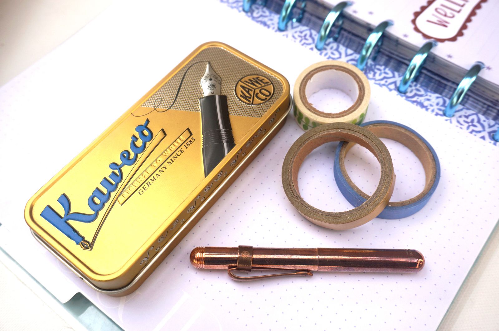 Kaweco Copper Liliput Fountain Pen - Has a Patina But Otherwise New Condition - Never Inked (Was Used as a Photo Prop)