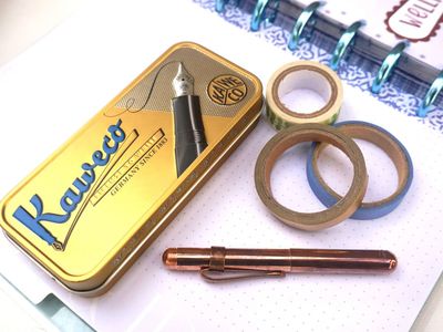 Kaweco Copper Liliput Fountain Pen - Has a Patina But Otherwise New Condition - Never Inked (Was Used as a Photo Prop)