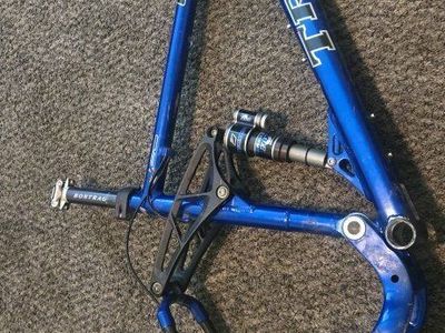 Trek Liquid Full Suspension Mountain Bike Frame - Blue - Size Medium