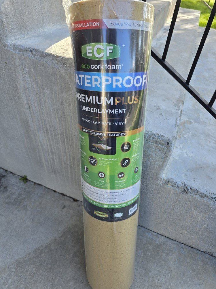 ECF Eco cork foam UNDERLAYMENT for Laminate floor