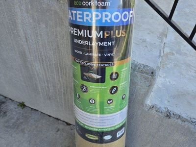 ECF Eco cork foam UNDERLAYMENT for Laminate floor