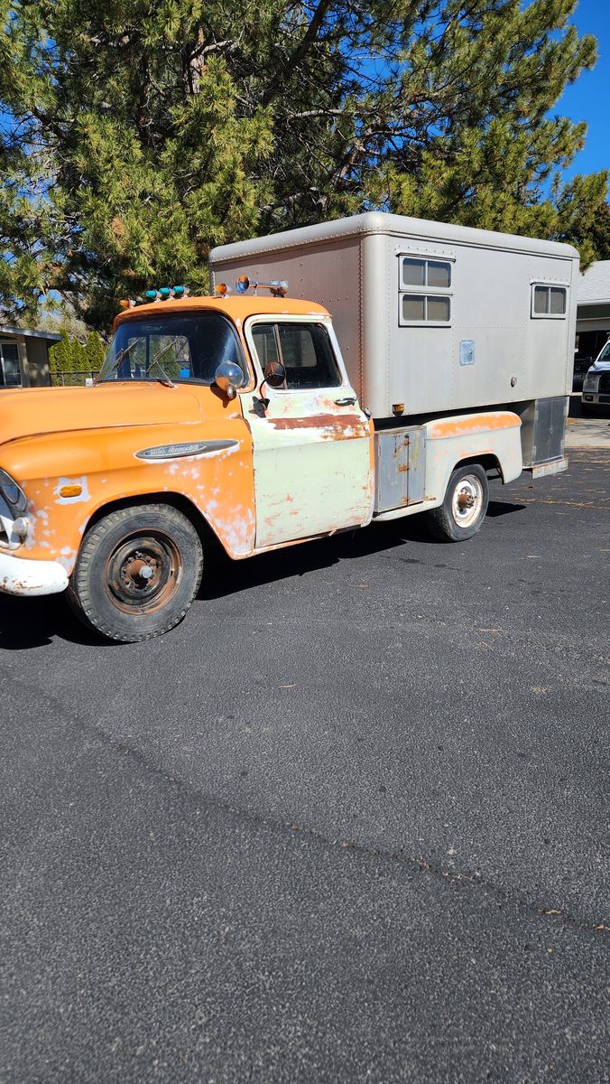 57 chevy 1 ton camper special 