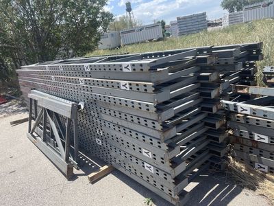 Pallet Racking Uprights and Beams Used
