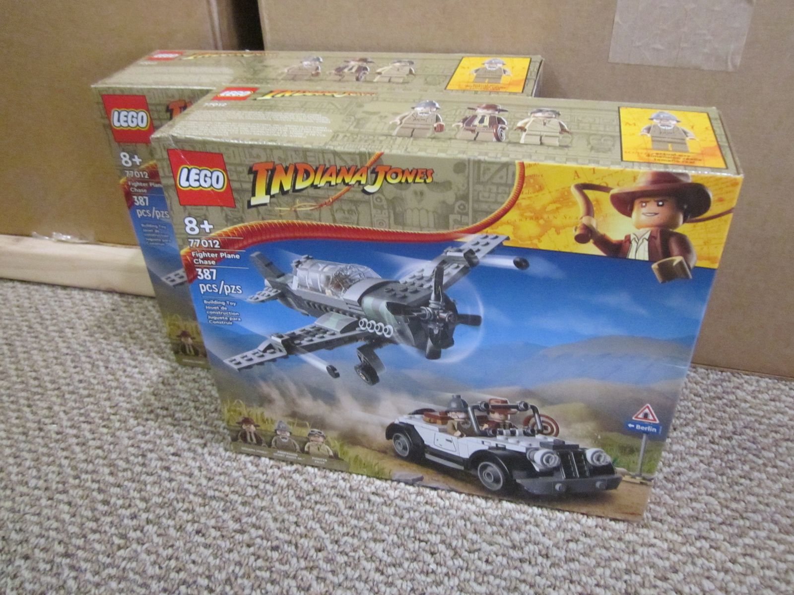 Lego 77012 Fighter Plane Chase Indiana Jones Last Crusade Sealed