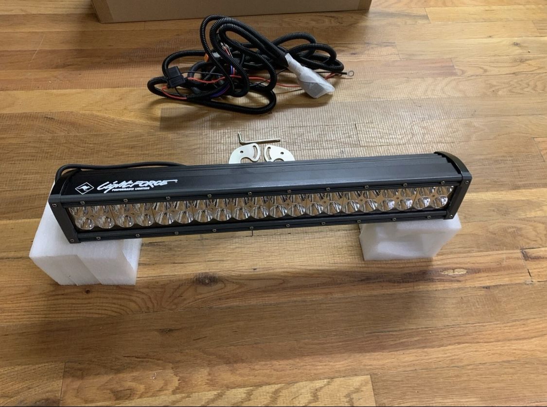 Lightforce 20 Inch LED Light Bar Dual Row  Jeep Wrangler JK JT JL Gladiator Toyota Tacoma Tundra 4Runner F-150 Raptor