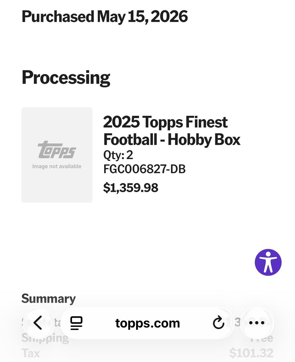 Topps Finest Pre Order