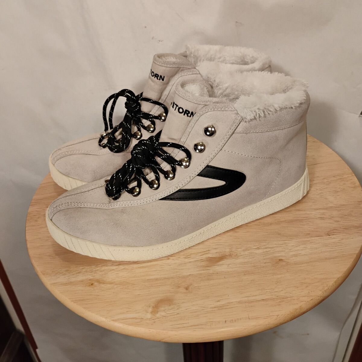 Tretorn Women's Suede Fur Lined Boots Size 11