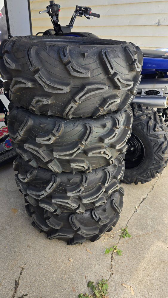 27x10r14 maxxis zilla atv tires new