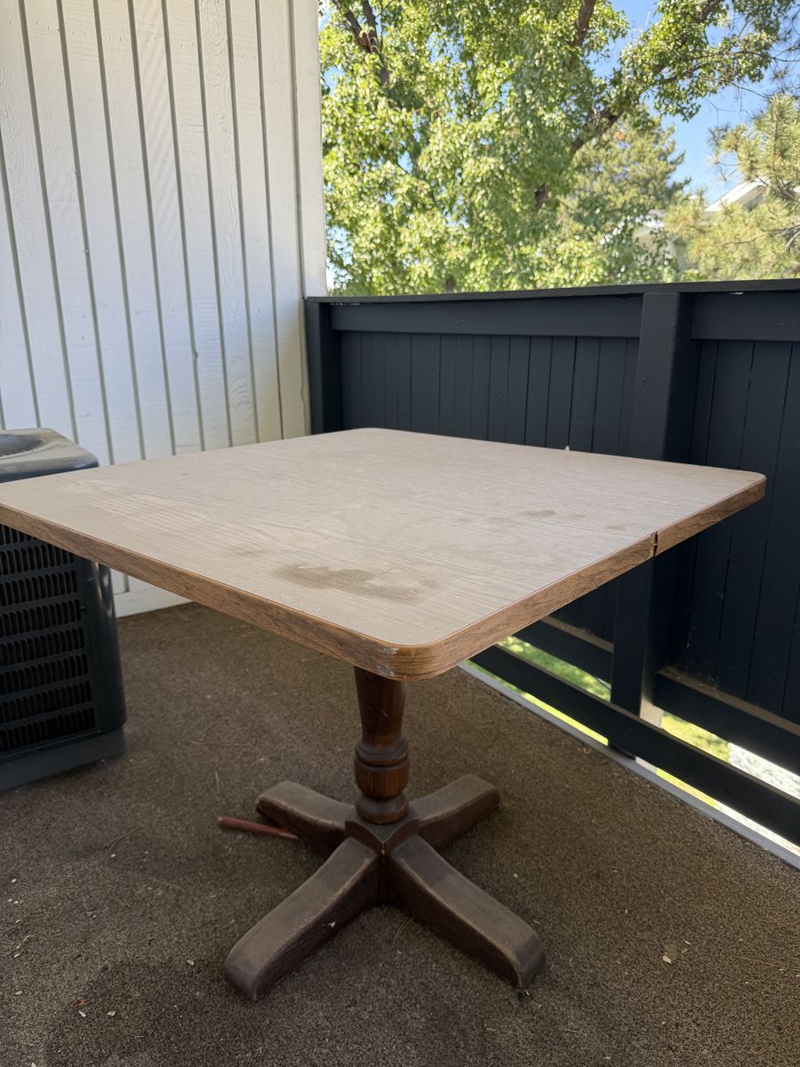 Wood table 