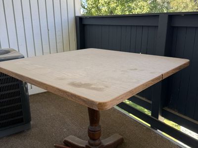 Wood table