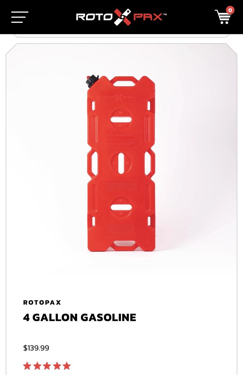 RotoPax 4 Gallon