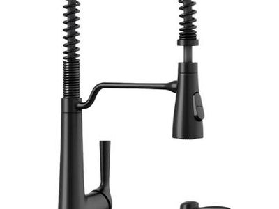 Kohler Albany Semi-Pro Kitchen Faucet, Matte Black 1741937 #88600