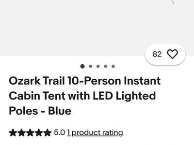 Ozark trail 10 man instant cabin tent