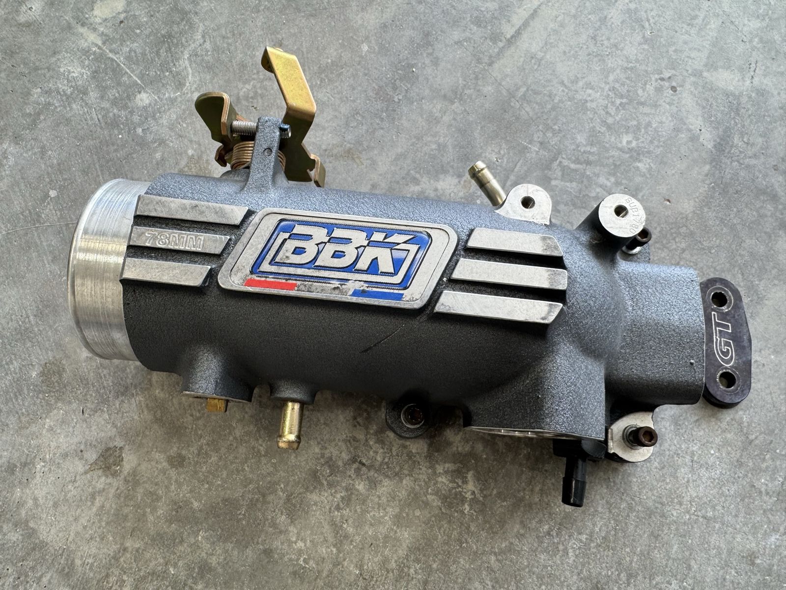 BBK 78mm Throttle Body Intake Plenum 96-04 Mustang GT 4.6 2V