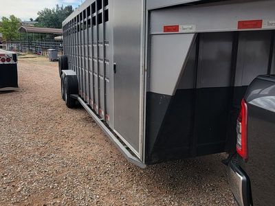 2022 24 Ft. TravAlong Rancher GN Livestock Trailer