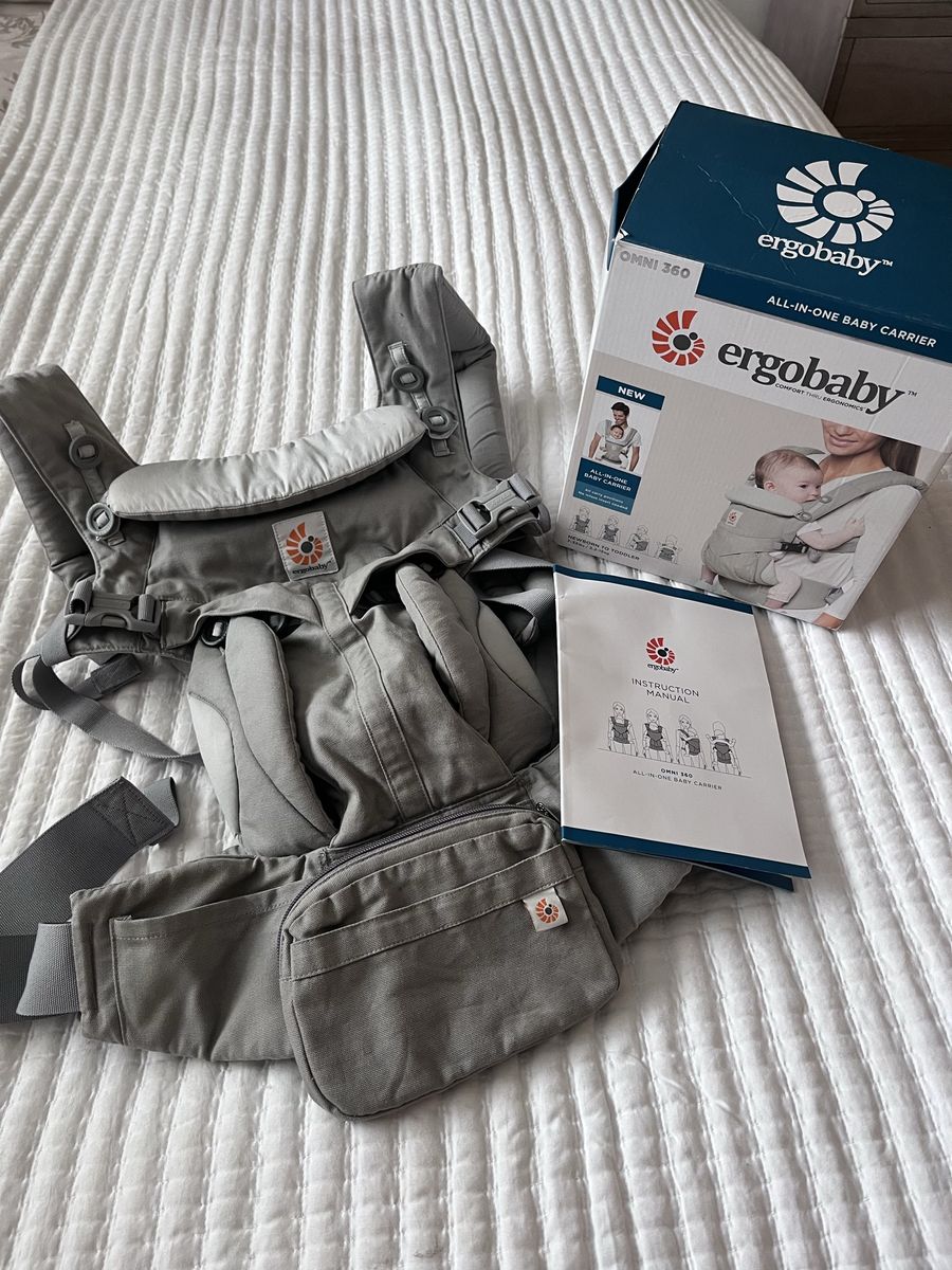 Ergobaby Omni 360 All-in-One Baby Carrier - Gray - Ergonomic, Adjustable