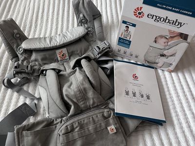 Ergobaby Omni 360 All-in-One Baby Carrier - Gray - Ergonomic, Adjustable