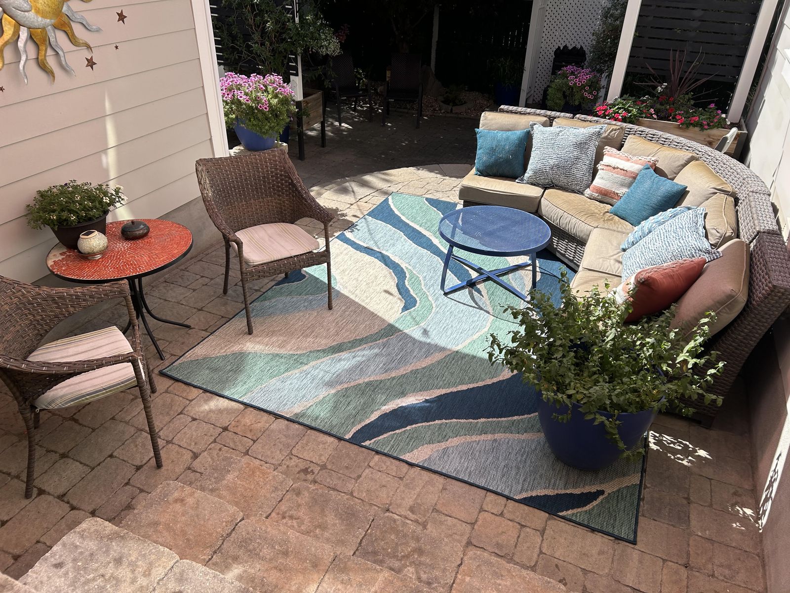 Back Patio Furniture Set