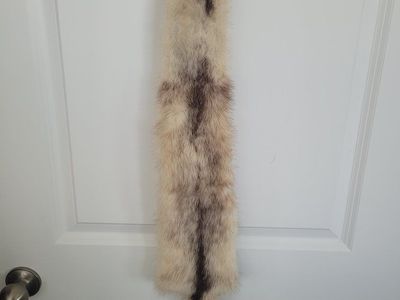 Vintage Real Alaskan Marten Fur Pelt Stole Wrap Scarf