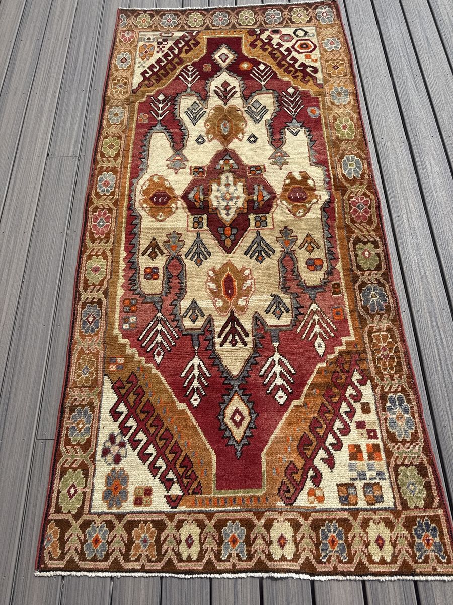 SUNDANCE middle eastern hand knotted rug. One of a kind sample. 