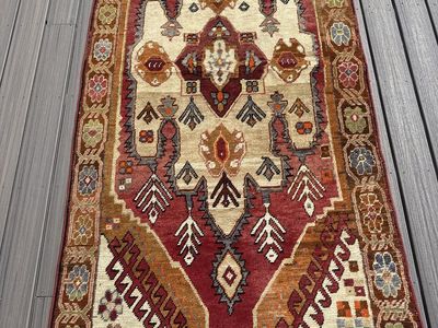 SUNDANCE middle eastern hand knotted rug. One of a kind sample.