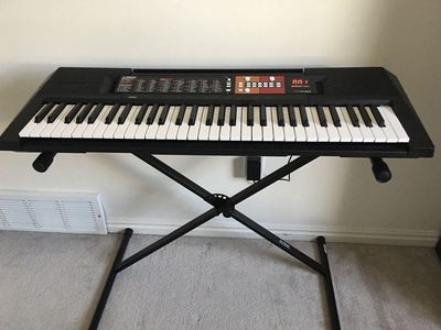 Yamaha Piano, Keyboard Stand & Wall Adapter