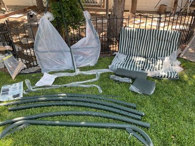 Mainstays Steel 2 Person Swing, Never Used