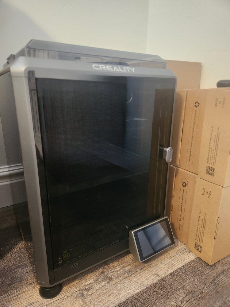 LIKE NEW Creality K1C 3D Printer, Space Pi Dryer, and Filament!