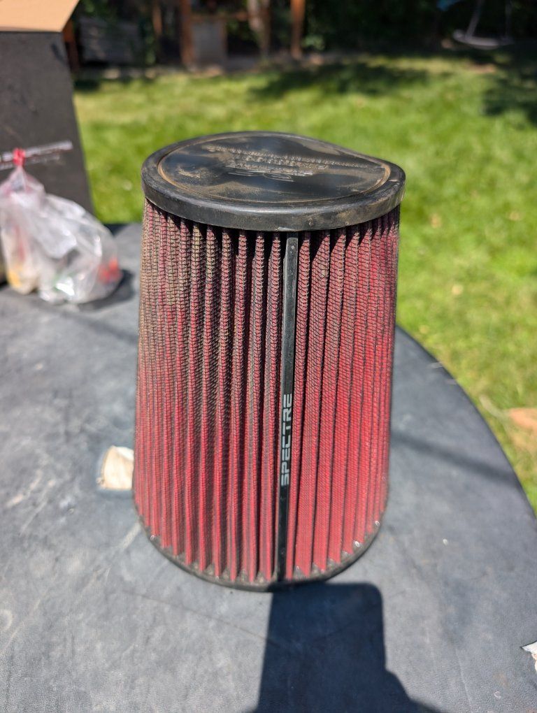 Spectre Performance HPR9881 6" Red Cone Racing Air Filter 10.25" Tall