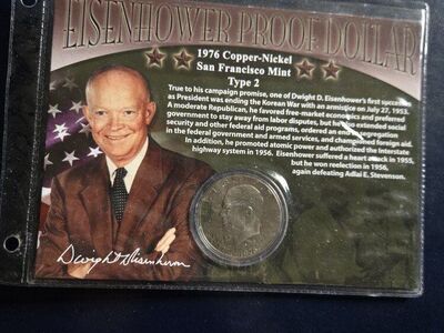 1976 Eisenhower proof dollar