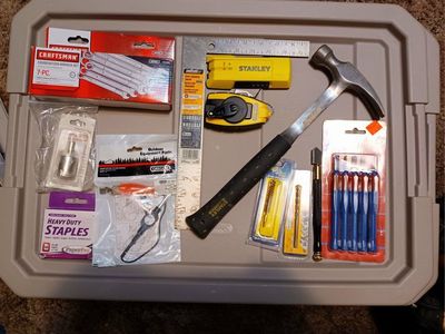 Craftsman 7-PC Combination Wrench Set, Stanley Hammer & Tools Lot - New/Used Condition