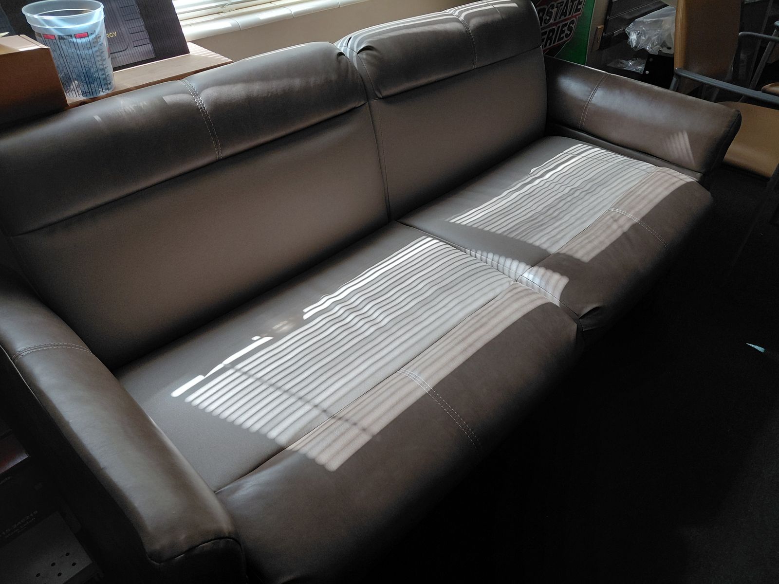 RV Jack knife sofa