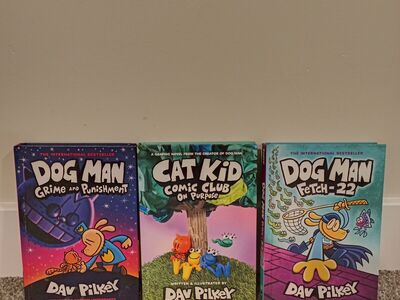 Brand new Dogman & cat kid books