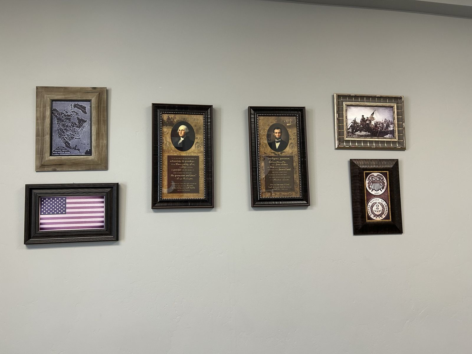 Americana Wall Art for Office or Home