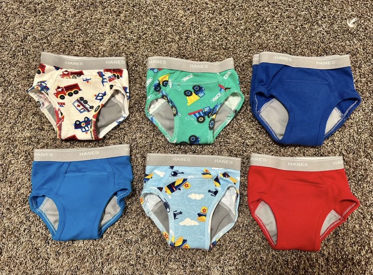 2T/3T Hanes Potty Training Underwear (Boys)