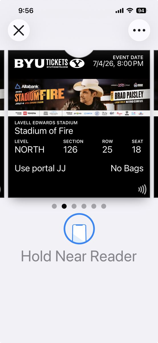 (2) Stadium of Fire Tickets