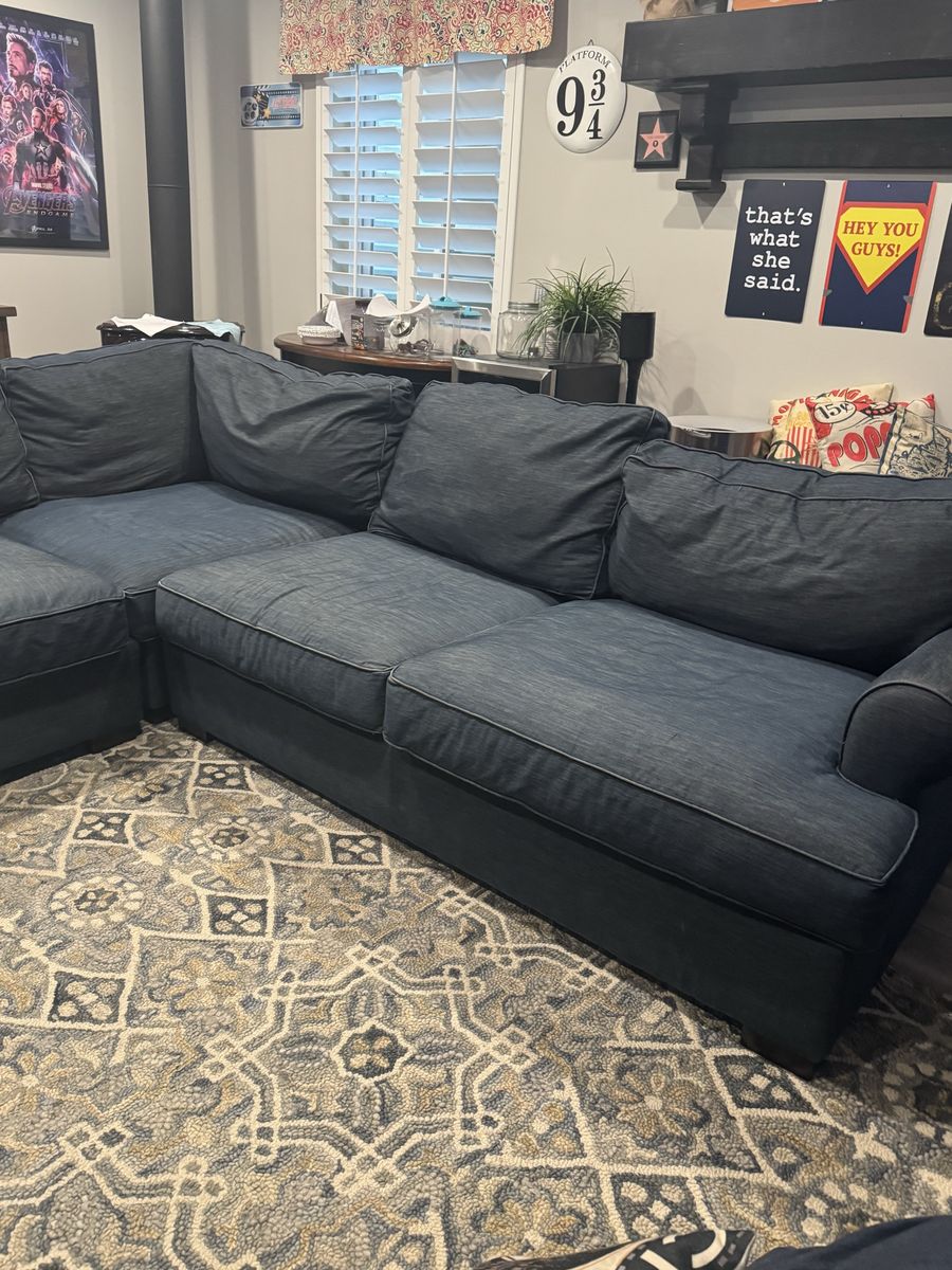 Pottery Barn sectional 