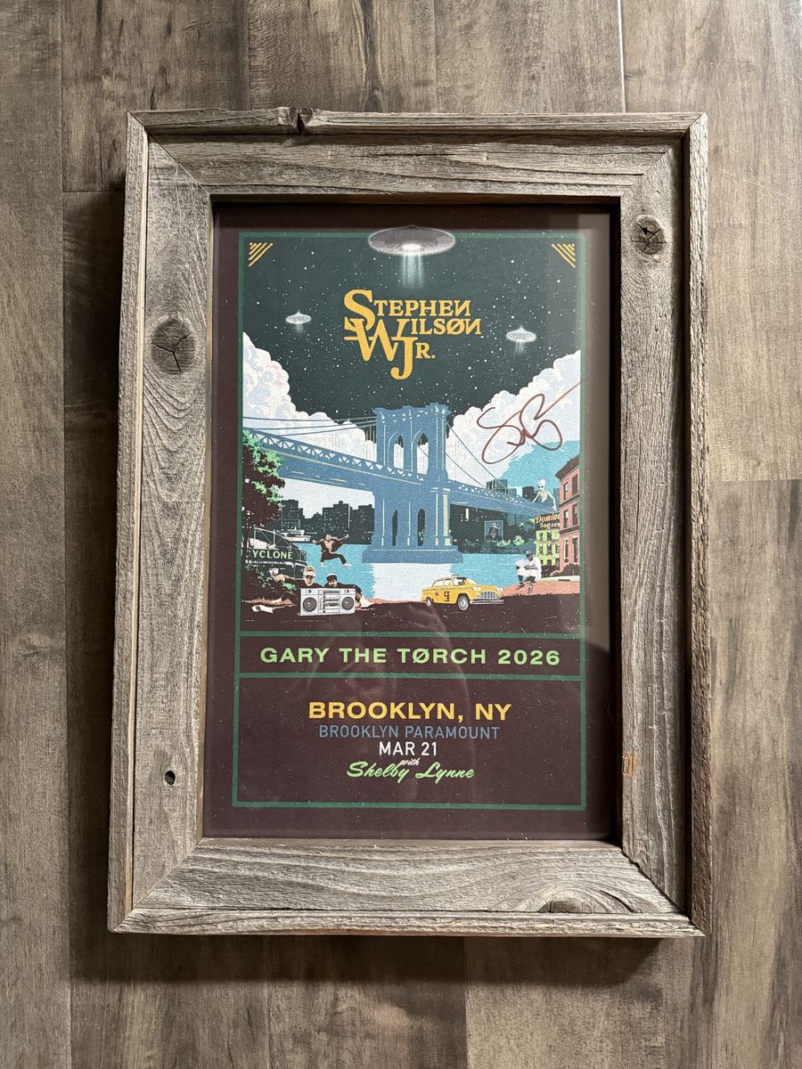 Stephen Wilson Jr. Autographed Concert Poster 