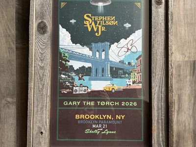 Stephen Wilson Jr. Autographed Concert Poster