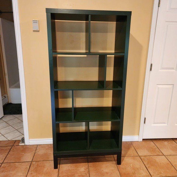 Book Shelf Bookcase Display Forest Green