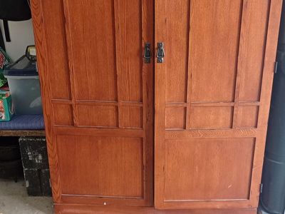 Cherry Wood Cupboard Desk