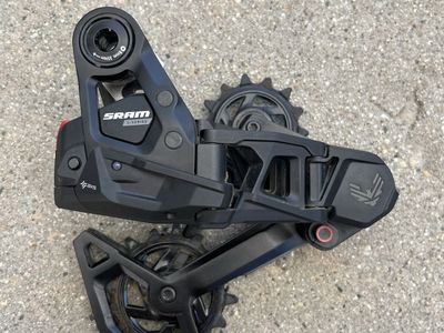 SRAM Eagle AXS Transmission at-type Rear Derailleur - Electronic Mountain Bike Derailleur