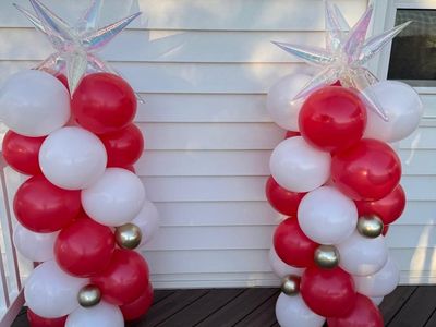 Balloon Columns DecorBirthday, Party Setup Utah