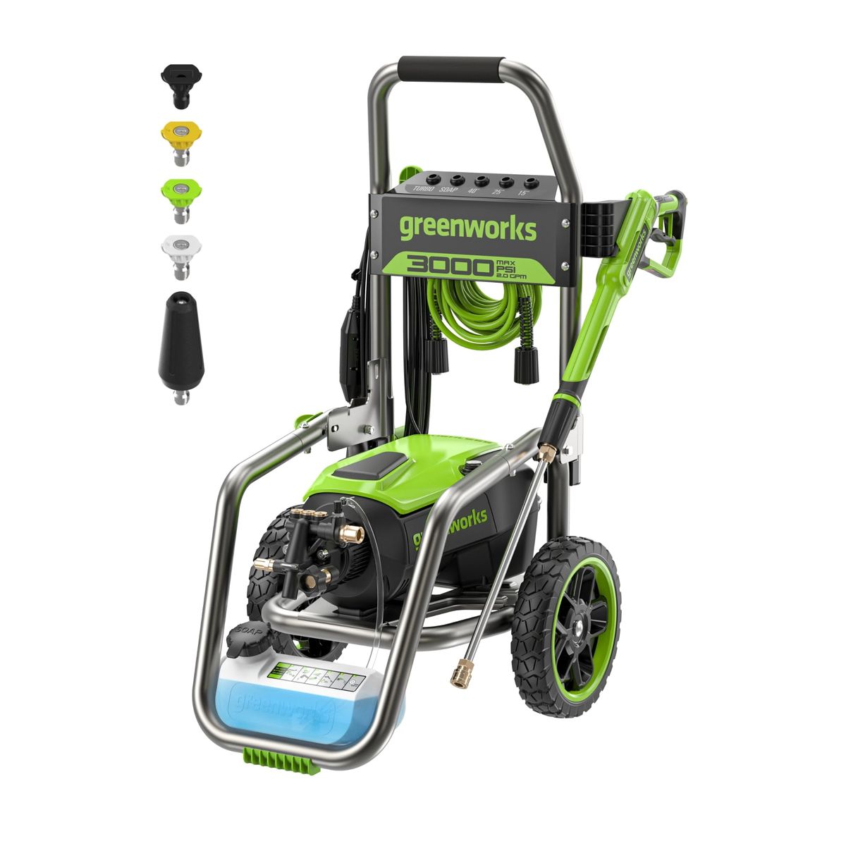 Greenworks Pro Brushless 3000 PSI (CSA Certified) 2.0 GPM Max / 1.1 GPM Electric Pressure Washer