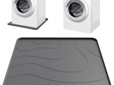Washing Soft Machine Drain Pan Silicone Large 30"x28" Waterproof Anti-Vibration