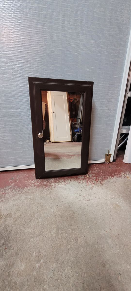 Medicine Cabinet with inset Mirror in Door